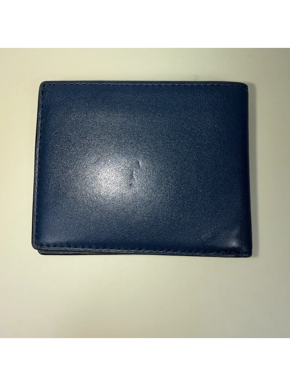Michael Kors Navy Blue Leather Bifold Wallet Men’s